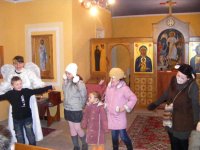 Сустрэча са св. Мікалаем у парафіі ў Маладзечне Сустрэча са св. Мікалаем у парафіі ў Маладзечне