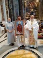 Малітва за Беларусь на магіле св. Яна Паўла ІІ Малітва за Беларусь на магіле св. Яна Паўла ІІ