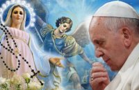 Папа Францішак заахвочвае штодзённа маліцца Ружанец у  інтэнцыі міру